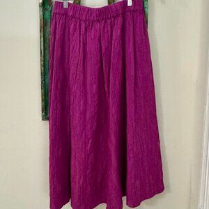 Marie Oliver Fuchsia Sasha Skirt Size Large